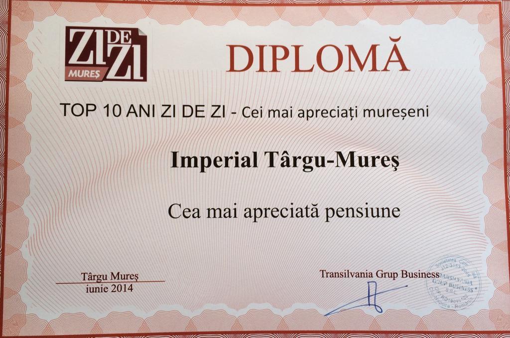 Pensiunea Imperial Târgu-Mureş Zewnętrze zdjęcie